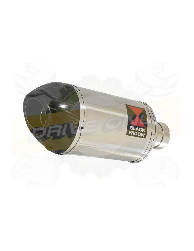 Vespa GT 250 ie 60 2006 - 2009 Ligne complète & Silencieux Ovale En Inox + Canule En Carbone 200mm