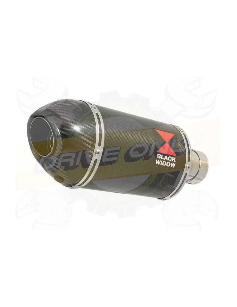 Vespa GTS 125 4T ie Super 2009 - 2016 Ligne complète & Silencieux Ovale En Carbone 200mm