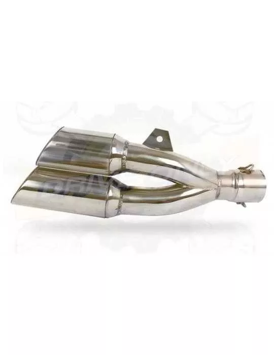 Silencieux sport inox / carbone universel 4 + accessoires
