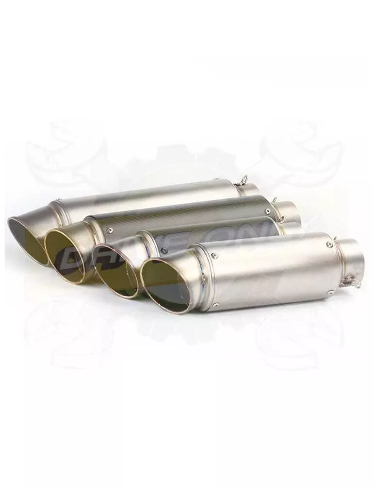 Silencieux sport inox / Carbone universel 3 60  + accessoires
