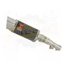 Honda NC 700 S (RC61) 2012-2014 Kit Silencieux: Silencieux Rond Carbone 200mm