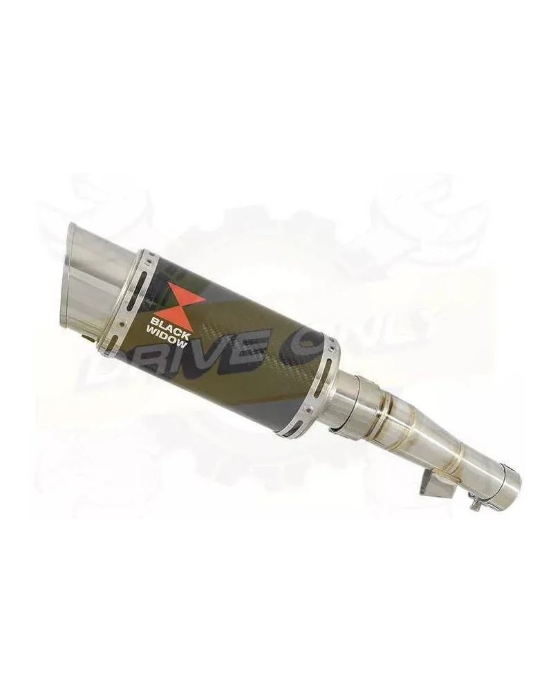 Honda NC 700 S (RC61) 2012-2014 Kit Silencieux: Silencieux Rond Carbone 200mm