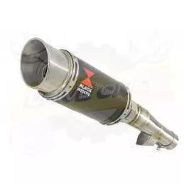 Honda NC 700 S (RC61) 2012-2014 Kit Silencieux: Silencieux Rond Carbone 200mm