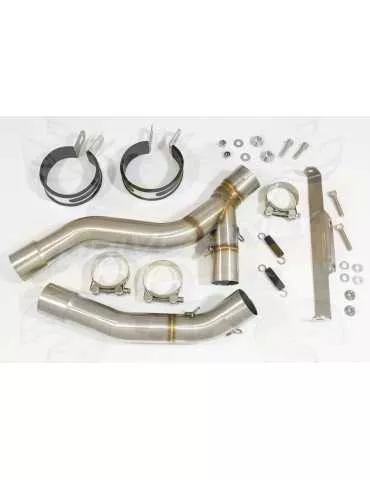 XT660Z TENERE 2008-2017 Tube de raccords & Silencieux GP Style Rond En Carbone 350mm