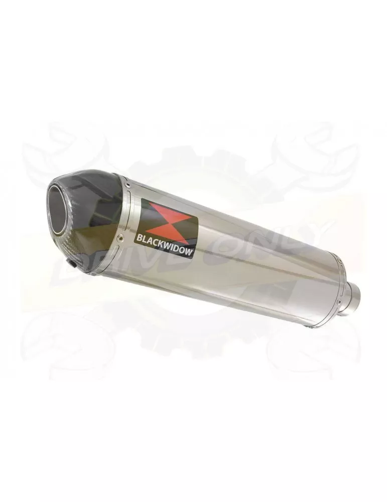 R6 YZF600 2017-2018 (RJ27) Hi level Silencieux kit + Silencieux Ovale en Inox & Canule en Carbone 400mm