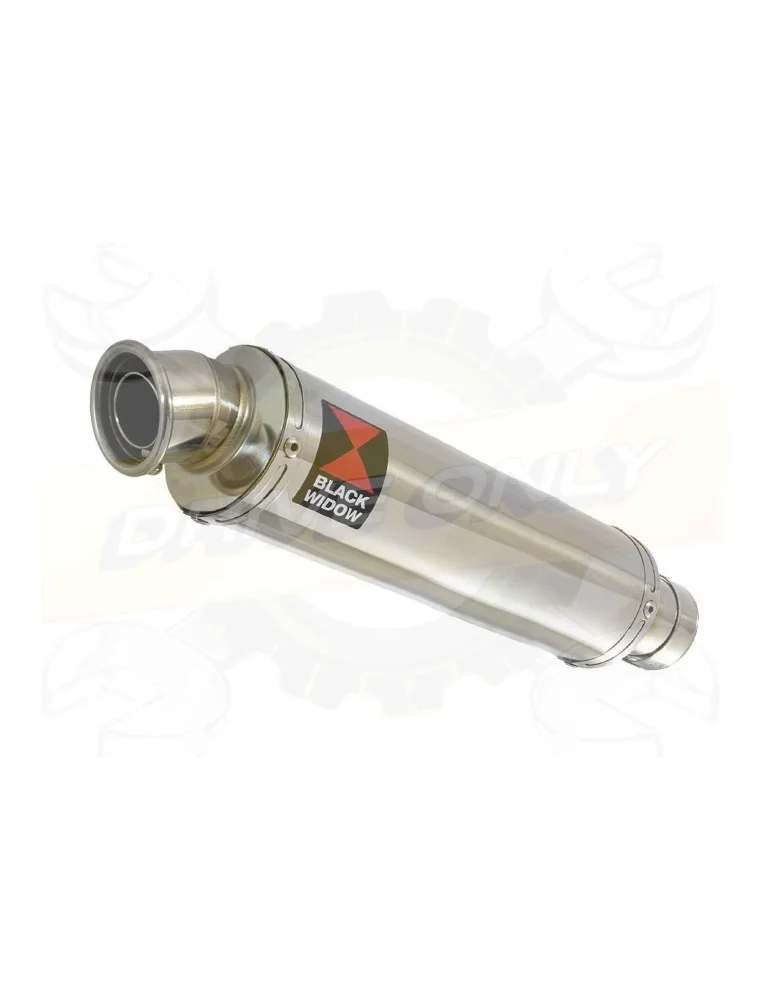 R6 YZF600 2017-2018 (RJ27) Hi level Silencieux kit + Silencieux Rond en Inox 350mm