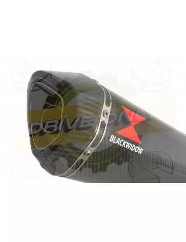 R6 YZF600 2017-2018 (RJ27) Hi level Silencieux kit + Silencieux Hexagonale En Carbone 300mm