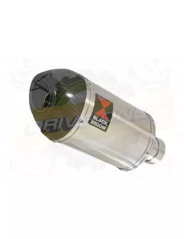R6 YZF600 2017-2018 (RJ27) Hi level Silencieux kit + Silencieux Ovale en Inox & Canule en Carbone 200mm