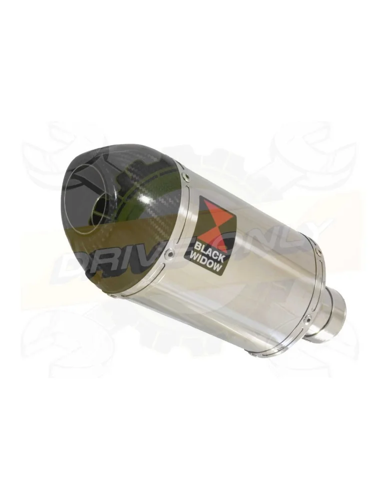 R6 YZF600 2017 2018 (RJ27) Race Decata Hi Level Ligne complète + Silencieux Ovale en Inox / Canule en Carbone 200mm