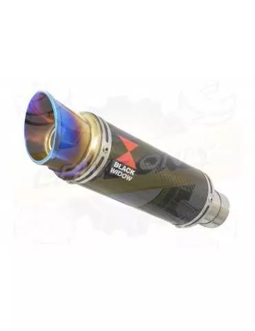 R6 YZF600 2017 -18 (RJ27) Race Decata Hi Level Ligne complète + Silencieux Rond GP en Carbone + canule en Inox Anodisé 230mm