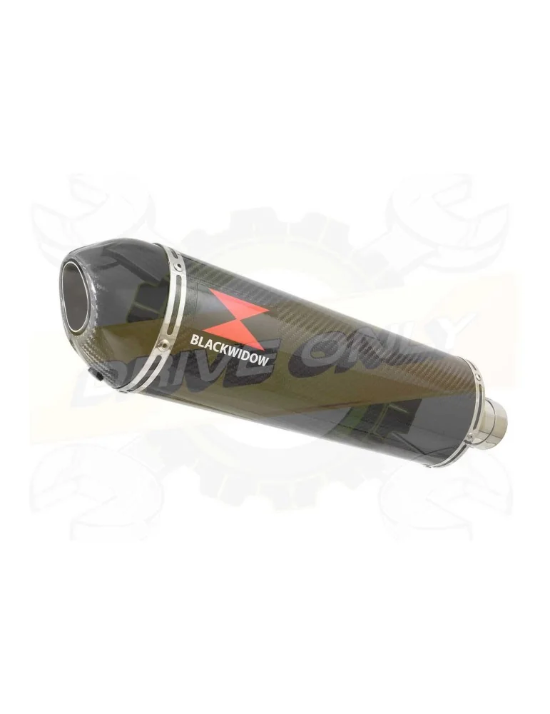 R6 YZF600 2017 -18 (RJ27) Race Decata Passage Haut Ligne complète + Silencieux Ovale En Carbone 400mm