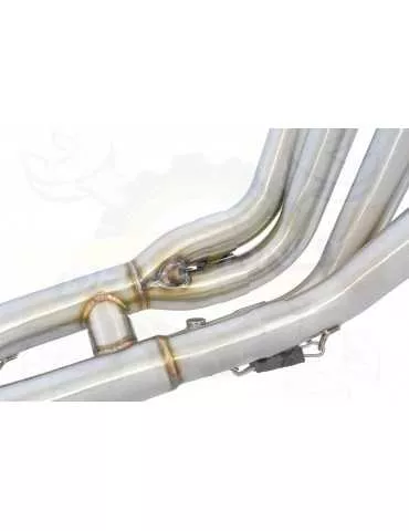 R6 YZF600 2017 2018 (RJ27) Race Decata Ligne complète + Silencieux Ovale en Inox 230mm