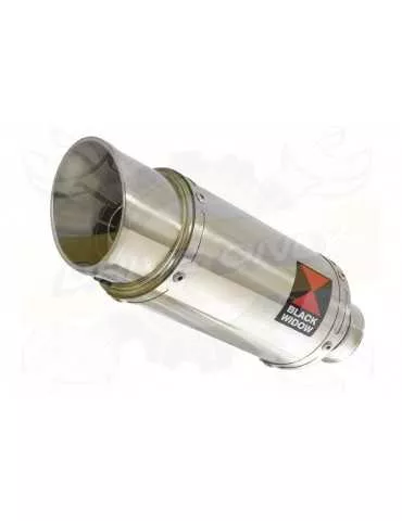 R6 YZF600 2017-2018 (RJ27) Silencieux kit + Silencieux Rond en Inox 200mm