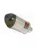 R6 YZF600 2017-2018 (RJ27) Silencieux kit + Silencieux Ovale en Inox + Canule en Carbone 200mm