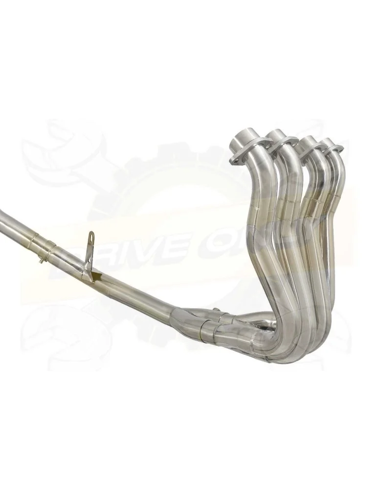 GSX-S 1000 F Décatalyseur Race Ligne complètes + Ovale En Carbone Silencieux + Carbon Tip 300mm