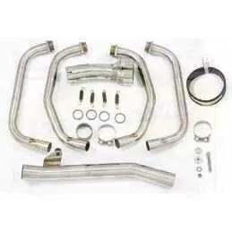 GSX1200 INAZUMA Ligne complète & Silencieux GP Rond Noir En Inox 360mm