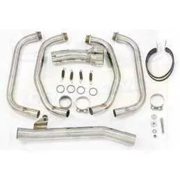 GSX1200 INAZUMA Ligne complète & Silencieux Rond En Carbone + Canule en Titane 230mm