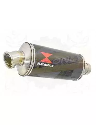 GSX1250FA GSX 1250 2010-2016 Refroidissement à Eau / Decata Ligne complète + Silencieux Ovale En Carbone 300mm