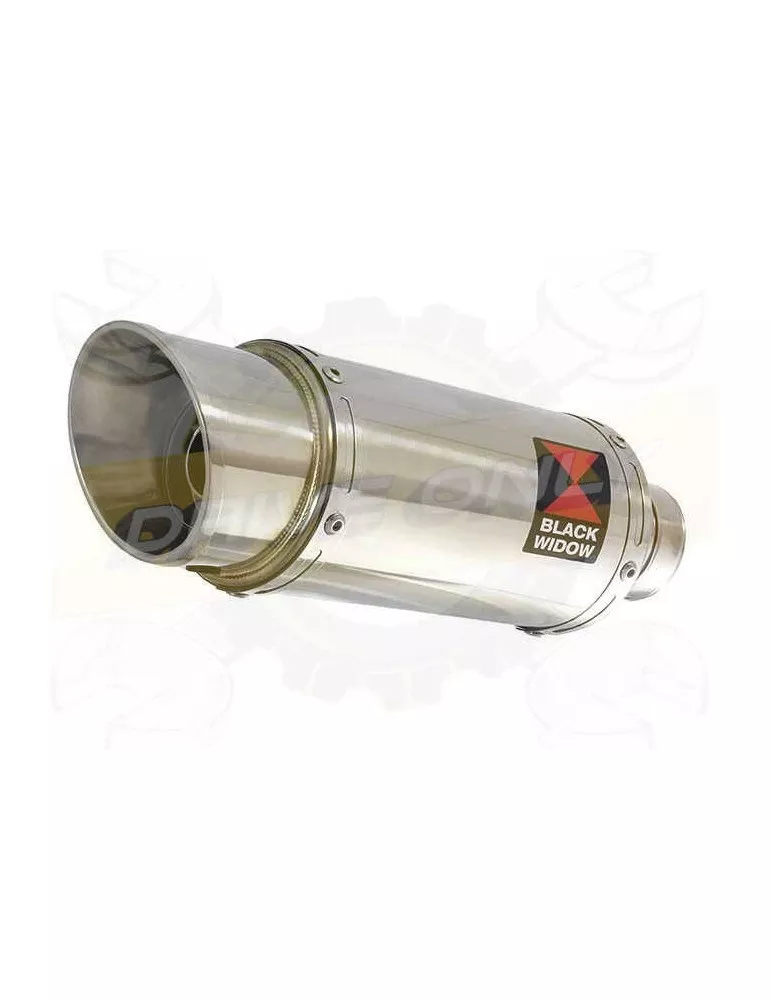 GSX1250FA GSX 1250 2010-2016 Refroidissement à Eau / Tube de raccord + Silencieux Rond en Inox 200mm