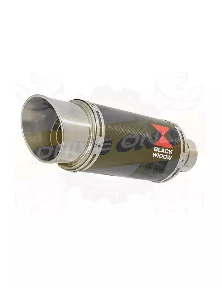 GSX1250FA GSX 1250 2010-2016 Refroidissement à Eau / Tube de raccord + Silencieux Rond En Carbone 200mm