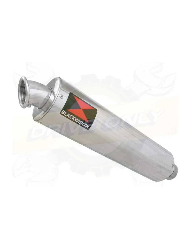 GSXF600 GSX600F 1998-2006 Tube de raccord et Silencieux Rond En Inox 400mm