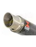 GSX 750 Inazuma Ligne complète & Silencieux GP Rond En Carbone + Canule en Titane 230mm