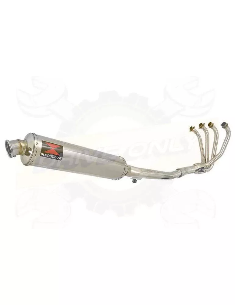 GSX 750 Inazuma Ligne complète & Silencieux Rond En Inox 400mm
