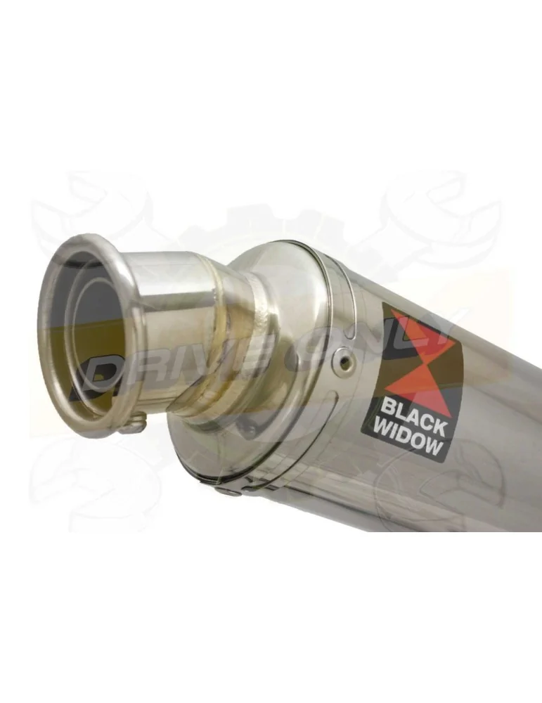 GSX 750 Inazuma Ligne complète & Silencieux Rond En Inox 350mm