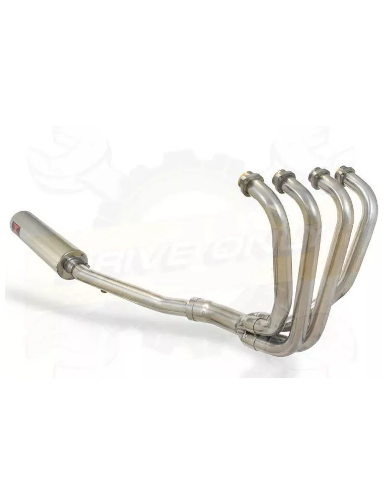 GSX750F GSX 750 F 1989-1997 4-1 Ligne complète & Silencieux Rond En Inox 400mm