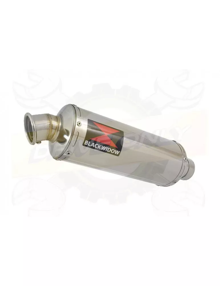 GSX 750 Inazuma Tube de raccord et Silencieux Rond En Inox 300mm