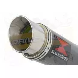 GSF650 Bandit 2005-2006 K5 K6 Tube de raccord et Silencieux GP Rond En Carbone 360mm