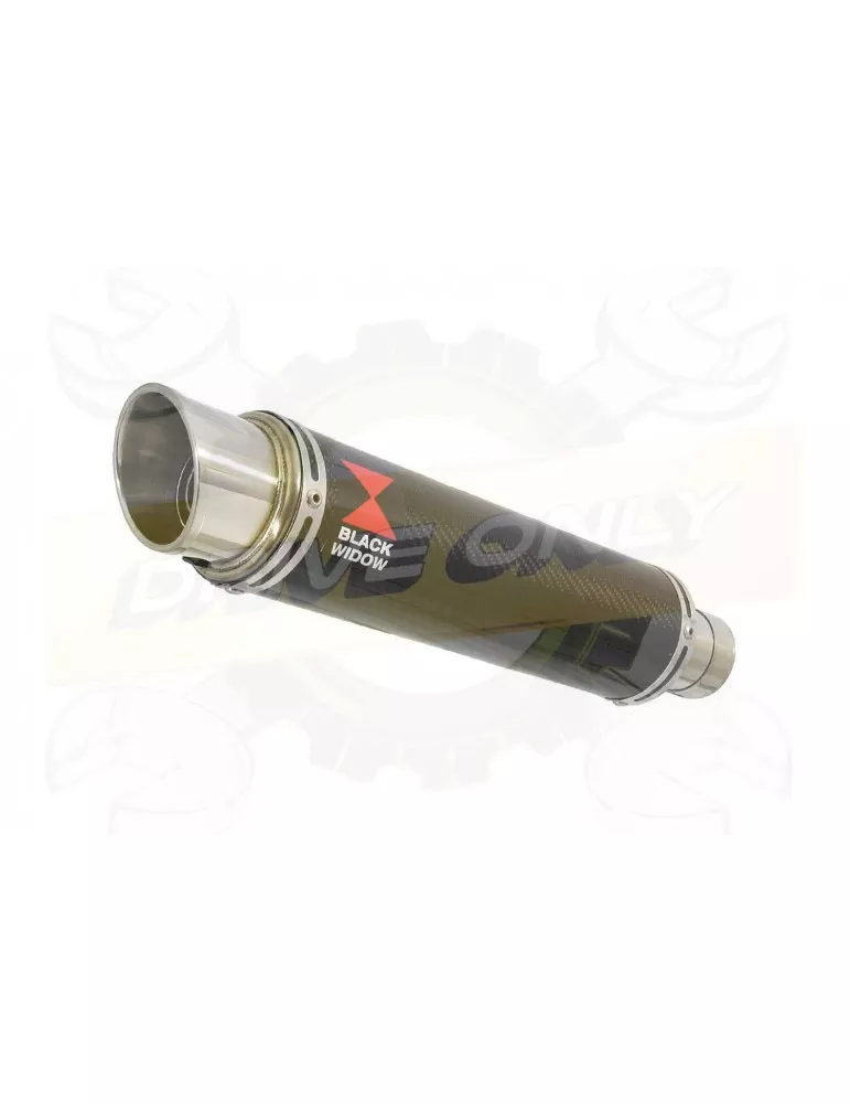 GSF650 Bandit 2005-2006 K5 K6 Tube de raccord et Silencieux GP Rond En Carbone 350mm
