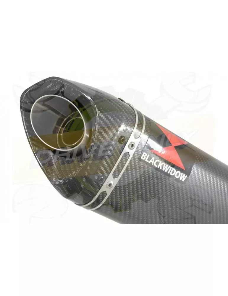 GSF650 Bandit 05-06 K5 K6 Ligne complète & Silencieux Tri-Ovale En Carbone 250mm