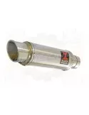 GSF 650 GSF650 Bandit 07-16 Tube de raccord et Silencieux Rond GP en Inox 230mm
