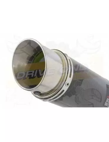 HYOSUNG GT250R GT250 COMET Ligne complète & Silencieux GP Rond En Carbone 230mm