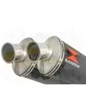 ZX-11 ZX11 4-2 Ligne complète & Silencieux Ovale Noir En Inox 400mm