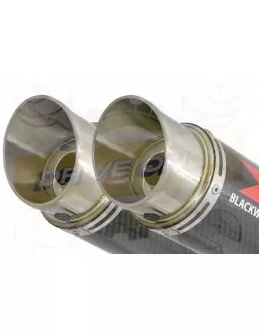ZX-11 ZX11 4-2 Ligne complète & Silencieux GP Rond En Carbone 360mm