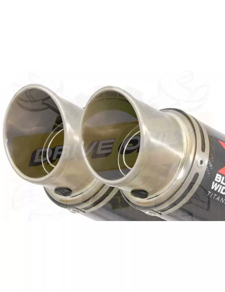 ZX-11 ZX11 4-2 Ligne complète & Silencieux GP Rond En Carbone + Canule en Titane 230mm