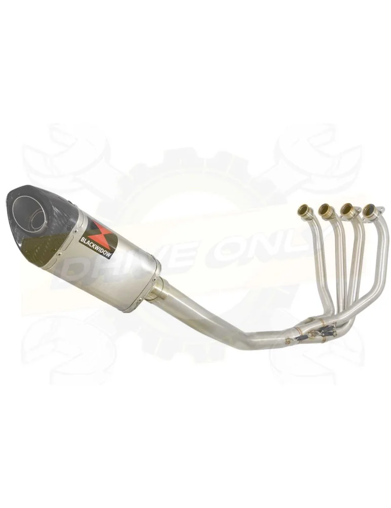 ZRX1200 ZRX 1200 Ligne complètes & Tri-Oval Silencieux En Inox + En Carbone Tip 250mm