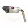 HONDA XL125 VARADERO(JC32)01-07 Tube de raccord et Silencieux Tri-Oval Inox + Carbone 250mm