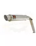 HONDA XL125 VARADERO (JC32) 01-07 Tube de raccord et Silencieux Rond GP Style Inox 350mm