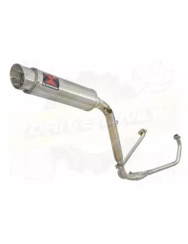 HONDA XL125 VARADERO (JC32) 01-07 Ligne complète & Silencieux Rond GP Style En Inox 360mm