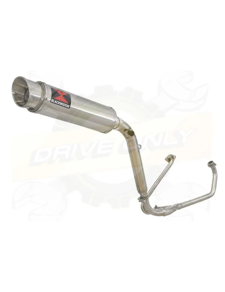 HONDA XL125 VARADERO (JC32) 01-07 Ligne complète & Silencieux Rond GP Style En Inox 360mm