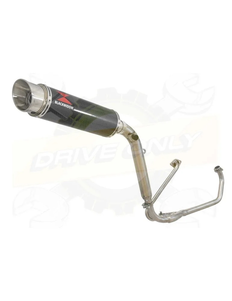 HONDA XL125 VARADERO (JC32) 01-07 Ligne complète & Silencieux GP Rond En Carbone 360mm