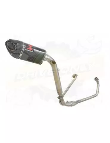 HONDA XL125 VARADERO (JC32) 01-07 Ligne complète & Silencieux Tri-Oval En Carbone 250mm