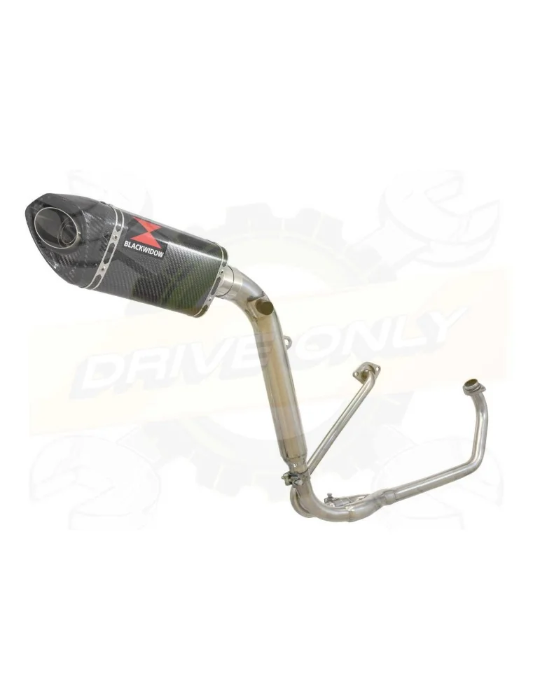 HONDA XL125 VARADERO (JC32) 01-07 Ligne complète & Silencieux Tri-Oval En Carbone 250mm