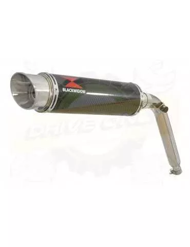 HONDA XL125 VARADERO (JC49) 08-16 Tube de raccord et Silencieux GP Rond En Carbone 360mm