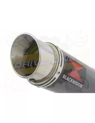 HONDA XL125 VARADERO (JC49) 08-16 Tube de raccord et Silencieux GP Rond En Carbone 360mm