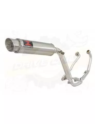 HONDA XL125 VARADERO (JC49) 08-16 Ligne complète & Silencieux Rond GP Style En Inox 360mm