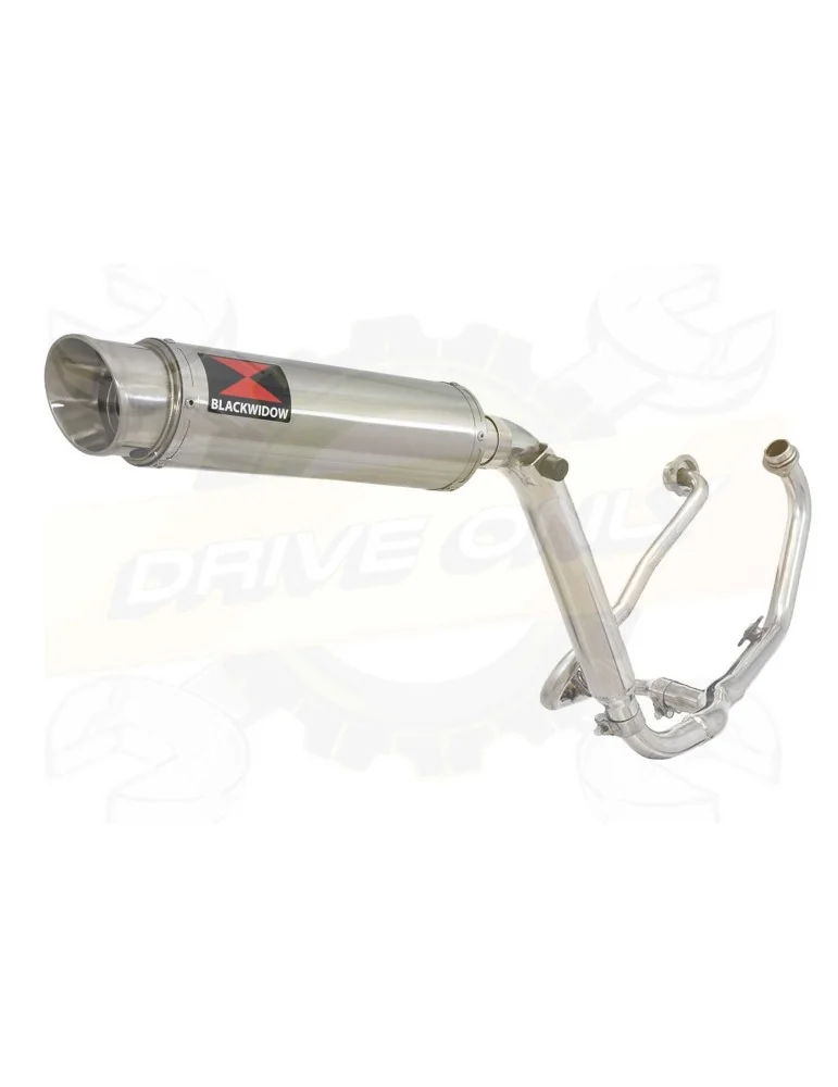 HONDA XL125 VARADERO (JC49) 08-16 Ligne complète & Silencieux Rond GP Style En Inox 360mm
